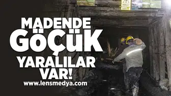Madende göçük... Yaralılar var!