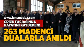 Grizu faciasında hayatını kaybeden 263 madenci anıldı!