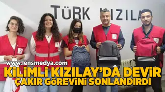 Kilimli Kızılay'da devir: Çakır görevini sonlandırdı