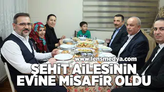 Vali Hacıbektaşoğlu Şehit ailesinin evine misafir oldu