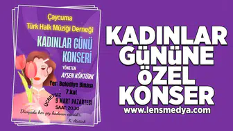 Kadınlar gününe özel konser!