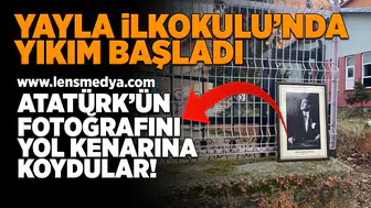 Yayla İlkokulu'nda yıkım başladı!