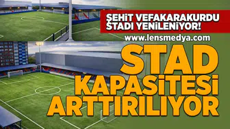 Şehit Vefakarakurdu stadı yenileniyor!