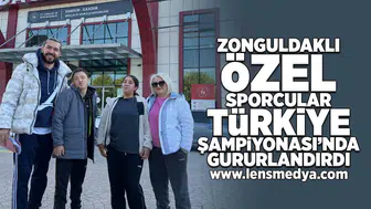 Zonguldaklı özel sporcular Türkiye Şampiyonası'nda gururlandırdı