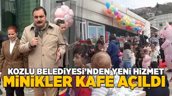 Kozlu'da "Minikler Kafe" açıldı
