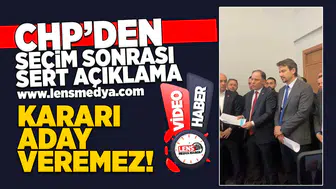 Kararı aday veremez!