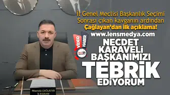 Çağlayan Karaveli'yi tebrik etti!
