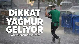 Dikkat! Yağmur geliyor!