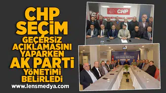 CHP seçim geçersiz açıklamasını yaparken AK Parti yönetimi belirledi!