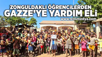 Zonguldaklı öğrencilerden Gazze'ye yardım eli!