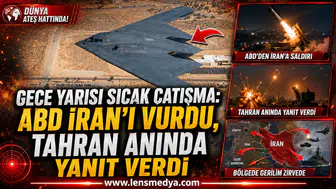 GECE YARISI SICAK ÇATIŞMA: ABD İRAN’I VURDU, TAHRAN ÜSLERLE YANIT VERDİ