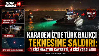 KARADENİZ’DE TÜRK BALIKÇI TEKNESİNE SALDIRI: 1 ÖLÜ, 4 YARALI