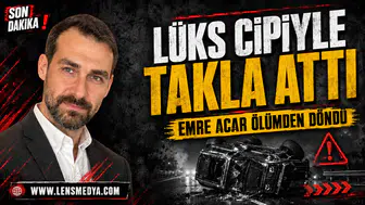 LÜKS CİPİYLE TAKLA ATTI... İŞ İNSANI EMRE ACAR KAZA GEÇİRDİ