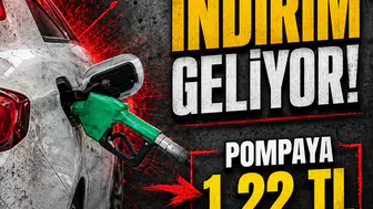 MOTORİNE İNDİRİM GELİYOR! POMPAYA 1,22 TL YANSIYACAK