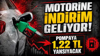 MOTORİNE İNDİRİM GELİYOR! POMPAYA 1,22 TL YANSIYACAK