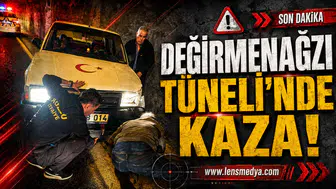 Değirmenağzı Tüneli'nde kaza!