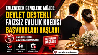 Evlenecek gençlere müjde: Devlet destekli faizsiz evlilik kredisi başvuruları başladı