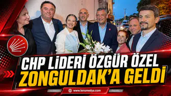 CHP LİDERİ ÖZGÜR ÖZEL ZONGULDAK’A GELDİ