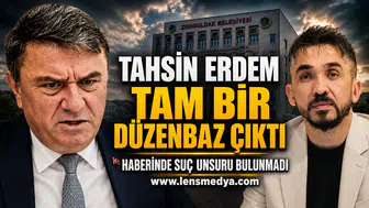 “TAHSİN ERDEM DÜZENBAZ ÇIKTI” HABERİNDE SUÇ UNSURU BULUNMADI