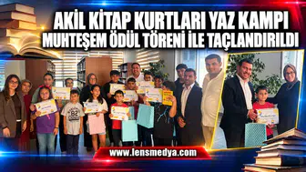 Akil Kitap Kurtları Yaz Kampı muhteşem ödül töreni ile taçlandırıldı