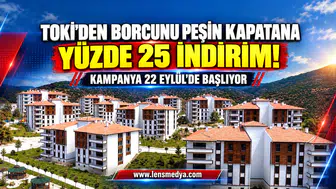 TOKİ’DEN BORCUNU PEŞİN KAPATANA YÜZDE 25 İNDİRİM