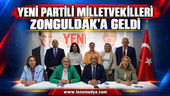 YENİ PARTİLİ MİLLETVEKİLLERİ ZONGULDAK’A GELDİ
