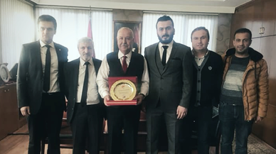 Hakemler Derneği'nden teşekkür ziyareti