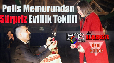 Polis Memurundan Sürpriz Evlilik Teklifi...