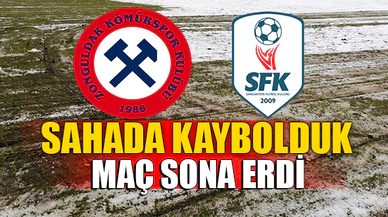 MAÇ SONA ERDİ... SAHADA KAYBOLDUK...