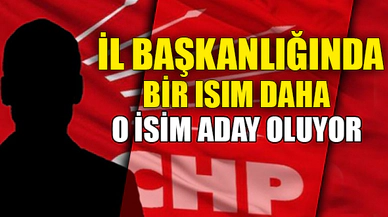 İL BAŞKANLIĞINDA BİR İSİM DAHA