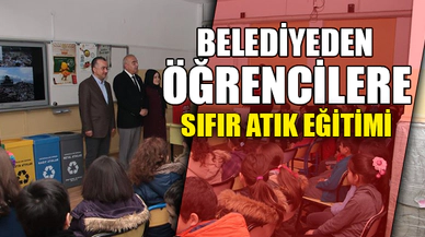 BELEDİYEDEN ÖĞRENCİLERE SIFIR ATIK EĞİTİMİ