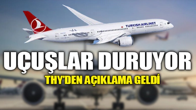 UÇUŞLAR DURUYOR...
