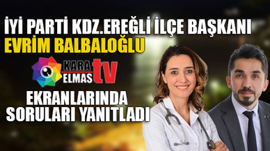 EVRİM BALBALOĞLU KARAELMAS TV'DE SORULARI YANITLADI