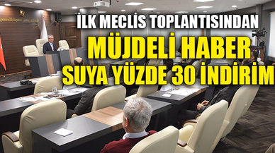 SUYA YÜZDE 30 İNDİRİM