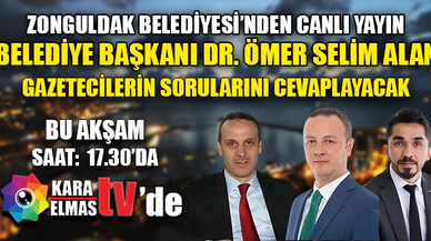 BELEDİYE BAŞKANI DR. ÖMER SELİM ALAN SORULARI CEVAPLAYACAK
