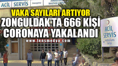 ZONGULDAK'TA 666 KİŞİ CORONAYA YAKALANDI