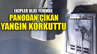 ÇIKAN YANGIN KORKUTTU