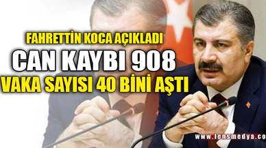 VAKA SAYISI 40 BİNİ AŞTI