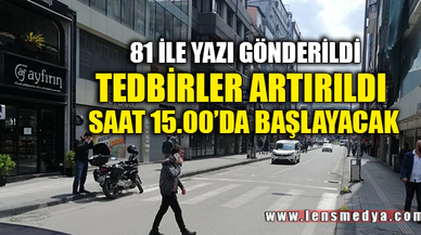 SAAT 15.00'DA BAŞLAYACAK