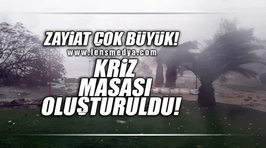 KRİZ MASASI OLUŞTURULDU
