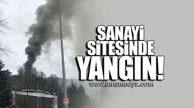SANAYİ SİTESİNDE YANGIN!
