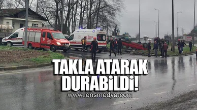 TAKLA ATARAK DURABİLDİ!