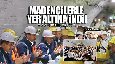 BAKAN BAYRAKTAR MADENCİLERLE -170 KODUNA İNDİ!