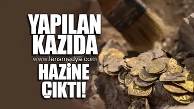 YAPILAN KAZIDA HAZİNE ÇIKTI!