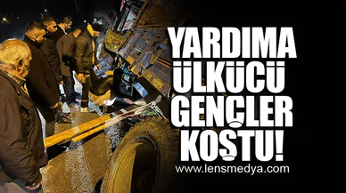 YARDIMA ÜLKÜCÜ GENÇLER KOŞTU!