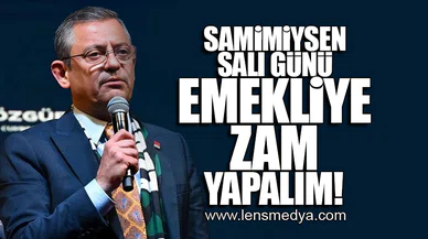 SAMİMİYSEN SALI GÜNÜ EMEKLİYE ZAM YAPALIM!