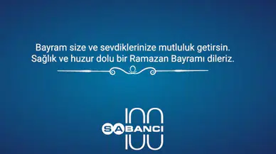 Sağlık ve huzur dolu bir bayram dileriz...