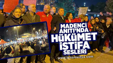 Madenci Anıtı'nda "Hükümet İstifa" sesleri!