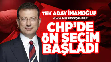 CHP'de tarihi ön seçim başladı: Tek adam imamoğlu!