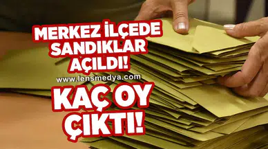 Sandıklar açıldı, kaç oy kullanıldı?